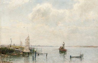Naturstudie am Ringsjön von Gustaf Rydberg
